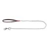 Trixie láncos póráz nylon fogóval 1m/3mm piros