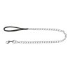 Trixie láncos póráz nylon fogóval 1m/4mm fekete