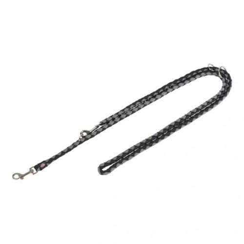 Trixie Cavo hosszabbítható póráz S–M 2m/12 mm fekete/ezüst
