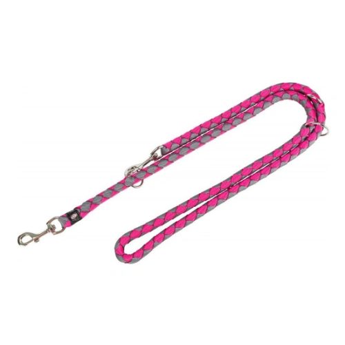 Póráz Cavo Hosszabbítható L–XL 2m/18 mm Fuchsia/Grafit
