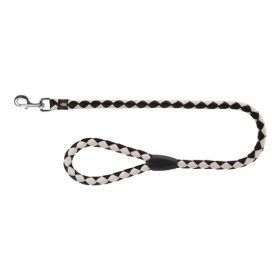 Póráz Cavo, L–XL: 1.00 m/18 mm, Fekete/Ezüst