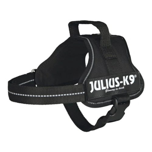 Trixie Hám Julius-K9 Power, Mini/M: 51–67 cm/28 mm, Fekete