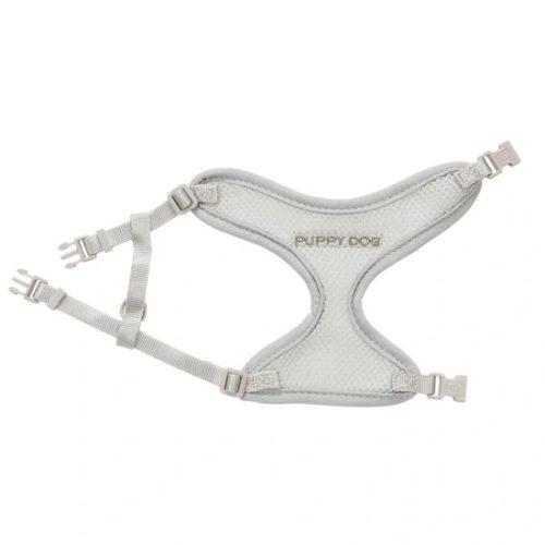 Trixie Junior Puppy Soft Szett Hám+póráz 26–34 cm/10mm 2m világos szürke
