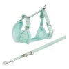 Trixie Junior Puppy Soft Szett Hám+póráz 26–34 cm/10mm 2m menta