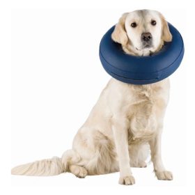 Védő gallér felfújható M-L kék