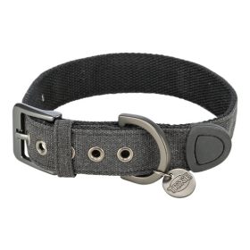   Trixie Nyakörv CityStyle szövet, extra széles, M-L 40-47cm/30mm fekete