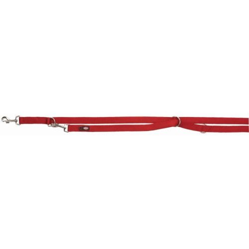 Trixie Póráz Új Prémium Hosszabbítható dupla XS–S 2.00m/15mm piros
