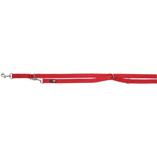 Trixie Póráz Új Prémium Hosszabbítható dupla L–XL 2.00m/25mm piros