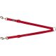 Trixie Póráz Premium Kettős vezető  M-L: 40-70 cm/20 mm, Piros
