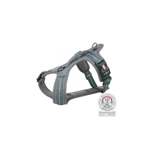 Trixie Hám Fusion Túrázáshoz, S–M: 45–54 cm/20 mm, Grafit/Óceán