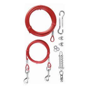   Trixie Kikötő Acél Sodrony Műanyag Bevonattal 15m  Tartozékkal