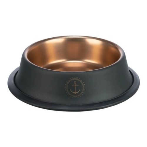 Trixie Tál fém Be Nordic rozsdamentes 0,45l/19cm fekete/bronz