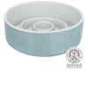 Trixie Tál Kerámia Evéslassító 0,45l/14cm szürke/kék