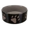 Trixie kerámia tál tappancs mintával 1,4l/20cm barna/krém