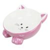 Trixie kerámia tál macskafej formájú 015l/14cm
