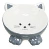 Trixie kerámia tál macskafej formájú 015l/14cm