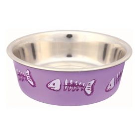 Trixie műanyaggal bevont fém tál 0,25l/12cm