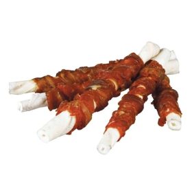   Trixie Jutalomfalat Denta Fun Tekercs Bivalyhússal, 12cm, 5db/70g