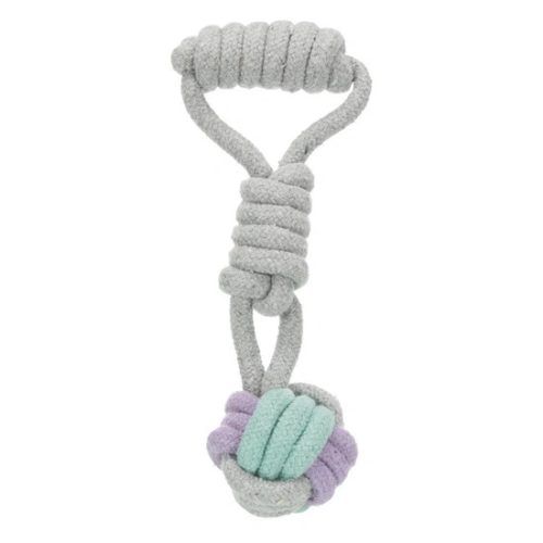 Játék labda kötélből fogóval 6cm/23cm