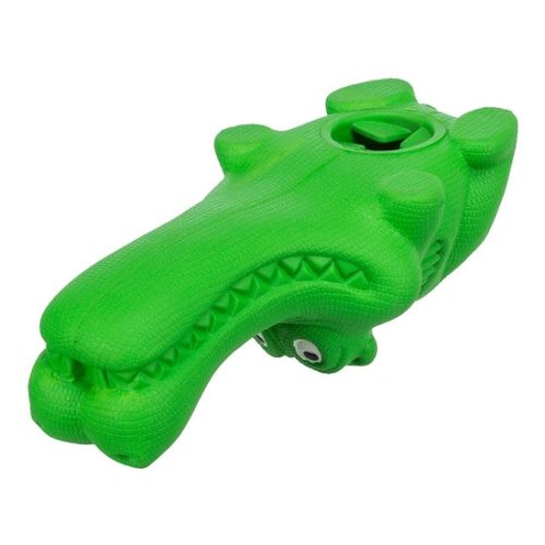 Trixie Játék Snack krokodil, természetes gumi, 18 cm, zöld