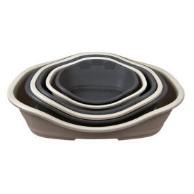   Trixie Kosár Műanyag 2-es, méret: 68x47cm, belső méret: 56x37cm, Szürke