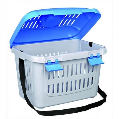 Trixie Szállító Box Midi-Capri 44x33x32cm Kék/Szürke