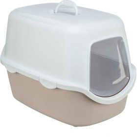   Trixie Macska WC Vico, Fedeles , 40 × 40 × 56 cm, Világos rózsaszín/Fehér