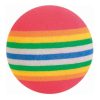 Trixie Játék Labda Szivárvány 4cm 4db/cs