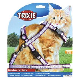   Trixie Hám És Póráz Xl Macskának Mintás 34-57cm/13mm 1,2m