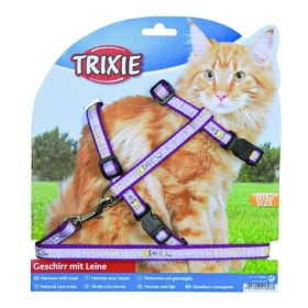   Trixie Hám És Póráz Xl Macskának Mintás 34-57cm/13mm 1,2m