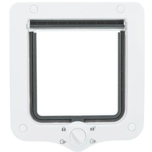 Trixie Macskaajtó 4 utas alagúttal 20x22cm fehér