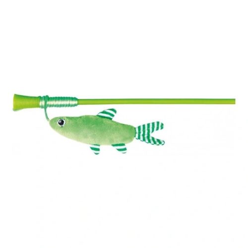Trixie Játék Macskának Pálca Plüss Hallal 42cm