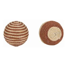 Labda-4cm-Barna-Bezs-Jatek-Macskanak-TRX45805