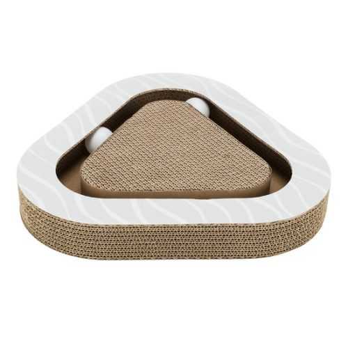 Trixie Kaparótábla 2 Labdával Macskamentával 36x5x36/36cm Barna