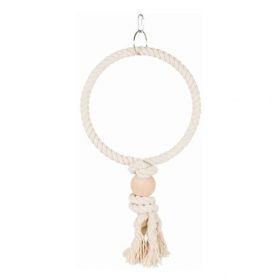 Trixie Játék Papagájnak Kötél Karika Golyóval, 24cm