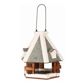  Trixie Kültéri madáretető Fából 36x35cm Sötétbarna/Fehér