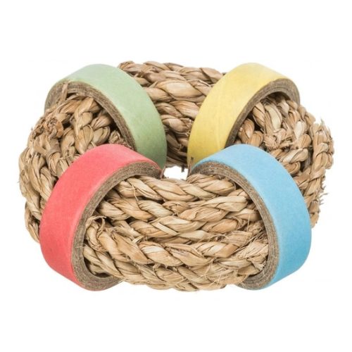 Trixie Játék Tengerifű Karika Papír Gyűrűvel, o 8 cm