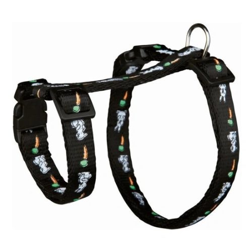 Trixie Hám Pórázzal Nylon, Nyulaknak 25–44cm / 10mm, 1,25m