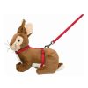 Trixie Hám Pórázzal Nylon, Nyulaknak 25–44cm / 10mm, 1,25m