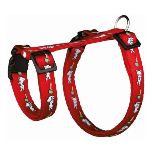 Trixie Hám Pórázzal Nylon, Nyulaknak 25–44cm / 10mm 1.25m