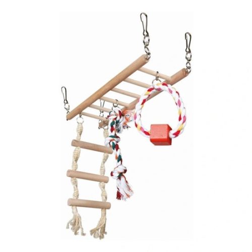 Trixie Függő Híd Fából És Kötél Hörcsögöknek 29×25×9cm
