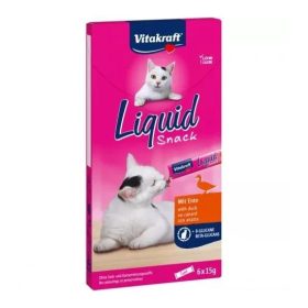   Vitakraft Macska Folyékony Jutalomfalat béta-glükánnal & kacsahússal 6x15g