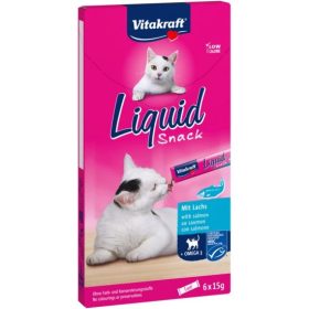   Vitakraft Macska Folyékony Jutalomfalat Omega-3 & Lazaccal 6x15g