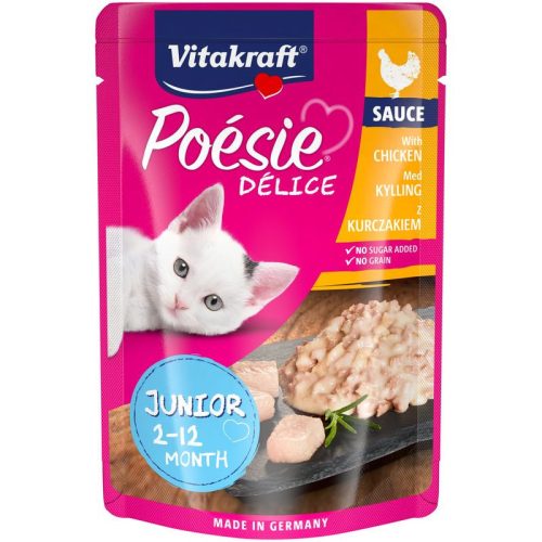 Vitakraft Poésie Delice Junior Macska Alutasak Csirke 85g