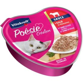 Vitakraft Poésie Macska Alutál Borjú Sajtszószban 85g