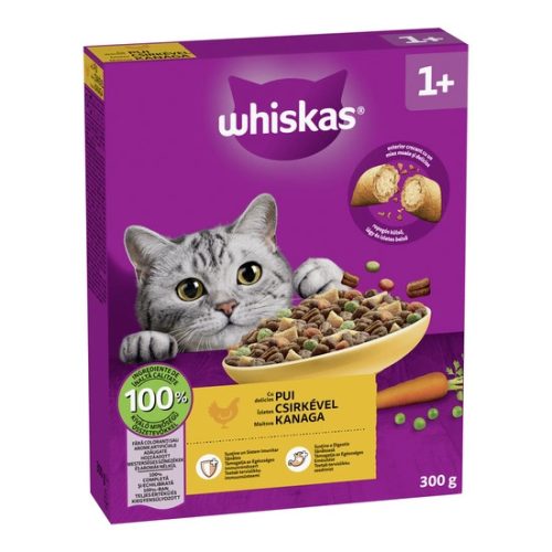 Whiskas Száraz  Csirke -Májas Falat 300g