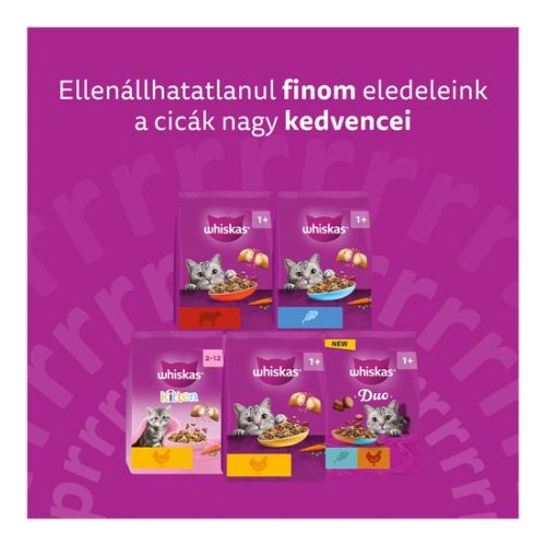 Whiskas Száraz  Csirke -Májas Falat 300g