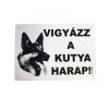 Kutya Harap Tábla A/5 Műanyag (többféle)
