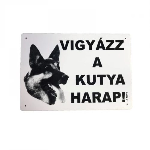 Kutya Harap Tábla A/5 Műanyag (többféle)