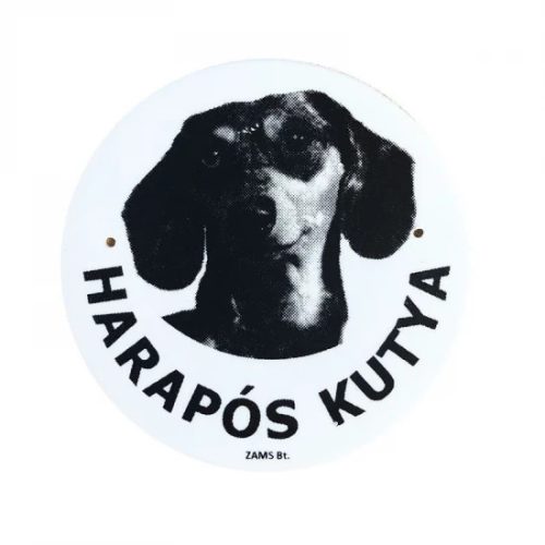 Kutya Harap Tábla Kerek Müany (többféle)